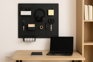 Painel de ferramentas de escritório para quem trabalha em ambientes apertados